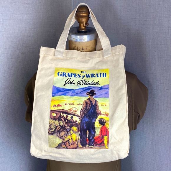 Barnes & Noble Bags Barnes Noble Canvas Tote Bag The Grapes Of